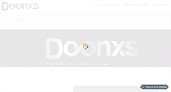 Desktop Screenshot of doonxs.com